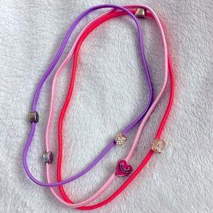 Juicy Couture elastic headband set